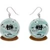 Erstwilder Wizard Of Oz Crystal Ball Earrings