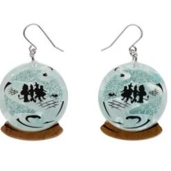 Erstwilder Wizard Of Oz Crystal Ball Earrings