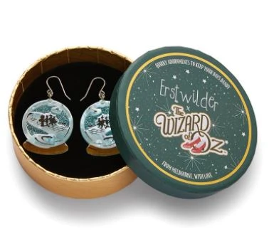 Erstwilder Wizard Of Oz Crystal Ball Earrings - Image 2
