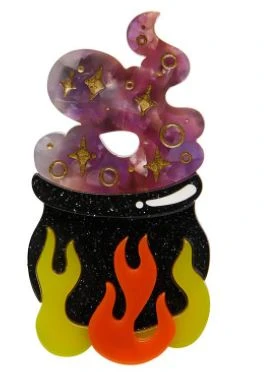 Erstwilder HW21 Cauldron Chitter Chatter Brooch Erstwilder HW21 Cauldron Chitter Chatter Brooch -Lola Ramona Shop CualdronChitterChatter1