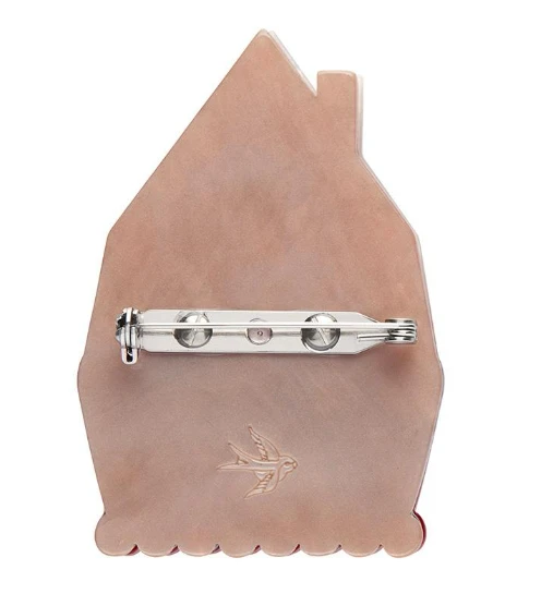 Erstwilder Modern Holiday Holiday Home Brooch - Image 2