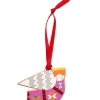 Erstwilder Modern Holiday Holy Herald Enamel Tree Ornament