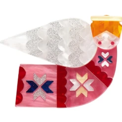 Erstwilder Modern Holiday Holy Herald Brooch