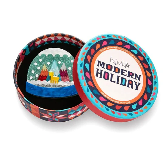 Erstwilder Modern Holiday Its Cold Outside Brooch - Image 2