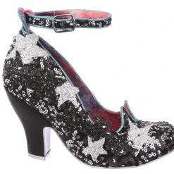 Irregular Choice Shooting Star Black -Lola Ramona Shop ShootingStarBK4