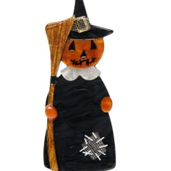 Erstwilder All Hallows Eve A Stitched Witch Brooch