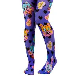 Irregular Choice Busted Bears Stuffed & Scruffy Tights