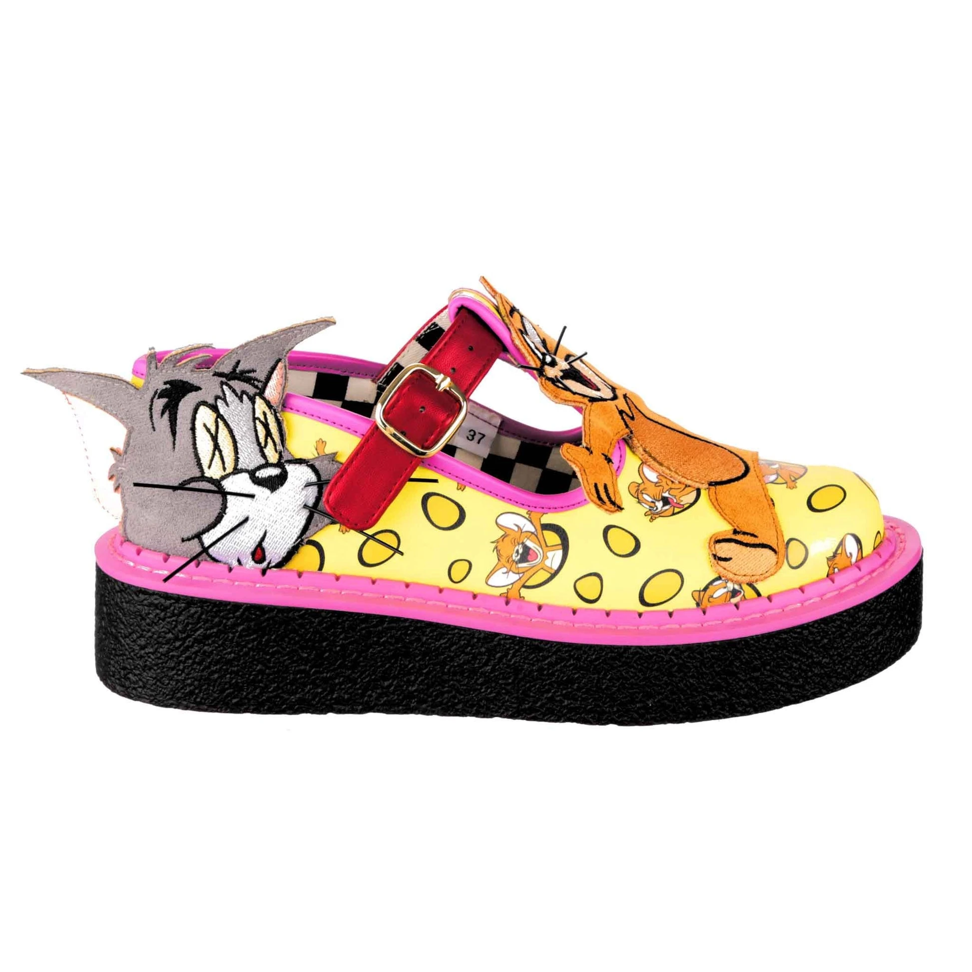 Irregular Choice Tom and Jerry Tasty Cheese Irregular Choice Tom And Jerry Tasty Cheese -Lola Ramona Shop TastyCheese5