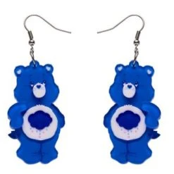 Erstwilder Care Bears 2 Whats Up Grumpy Bear Earrings