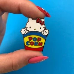 Erstwilder Sanrio Hello Kitty Popcorn Enamel Pin