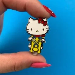 Erstwilder Sanrio Hello Kitty Scooter Enamel Pin